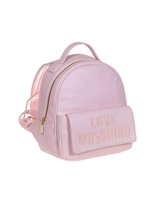 Moschino Damen Tasche Rucksack Rosa