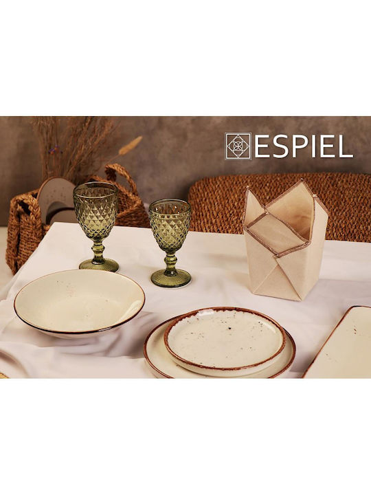 Espiel Terra Чиния Пустинята от Порцелан Крем с Диаметър 19см