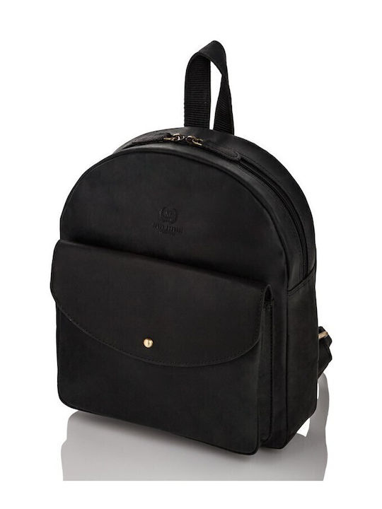 Set Leather Women's Bag Backpack Black