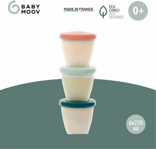Babymoov Set Plastic Lunch Boxes Multicolour 3 Pieces