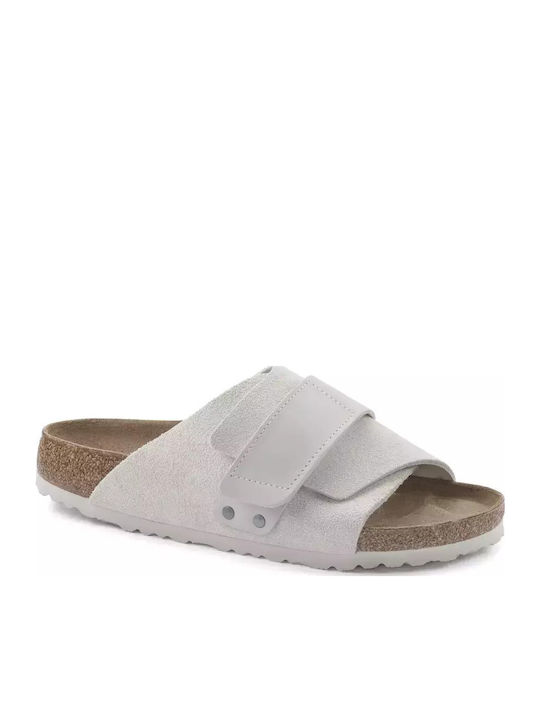 Kyoto Sandale Casual Damă Anatomici Albe Fit Îngustă
