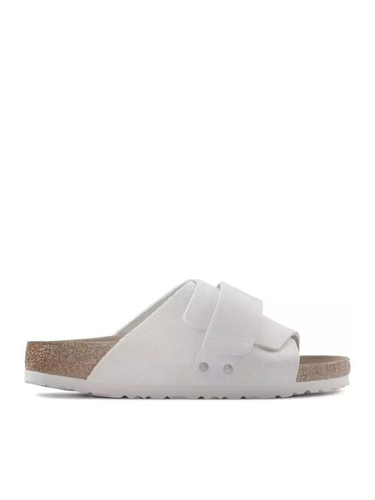 Kyoto Sandale Casual Damă Anatomici Albe Fit Îngustă