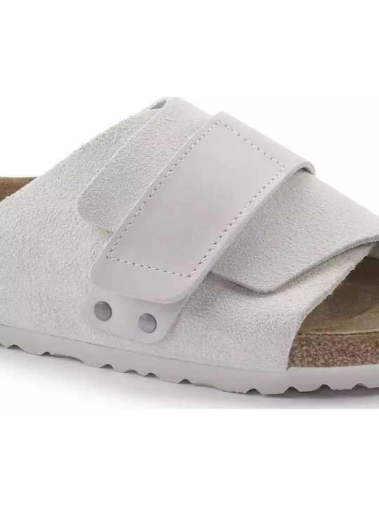 Kyoto Sandale Casual Damă Anatomici Albe Fit Îngustă
