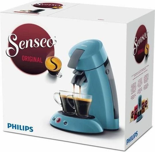 Philips Senseo Orginal Καφετιέρα για Κάψουλες Senseo Πίεσης 1bar Μπλε