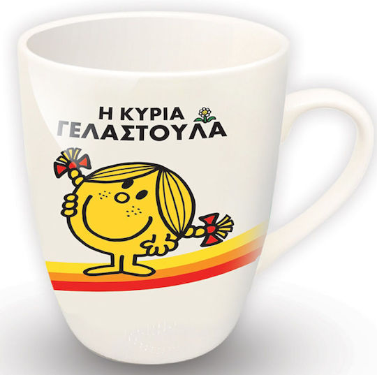 CHartini Poli Frau Gelastoula Keramiktasse Weiße