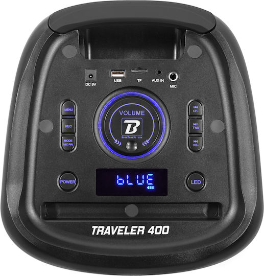 BoomToneDj Ηχείο Traveler 400 TRAVELER400 Μαύρο