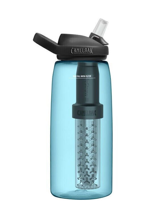 Camelbak Eddy+ Μπουκάλι Νερού Γυάλινο με Βιδωτό Καπάκι Μπλε 1000ml Camelbak Eddy+ Μπουκάλι Νερού Γυάλινο με Βιδωτό Καπάκι Μπλε 1000ml