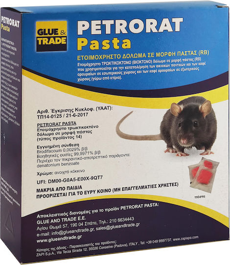 Glue & Trade Rodenticide in Paste Form Petrorat 0.15kg