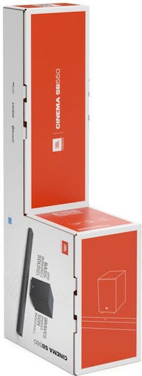 JBL Cinema SB550 Soundbar 3.1 Bluetooth και HDMI 250W με Ασύρματο Subwoofer και Τηλεχειριστήριο Μαύρο