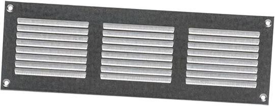 Europlast Vent Louver 10x30cm Rectangular with Screen