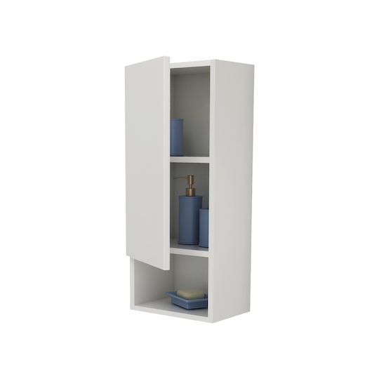 Zed Cabinet de baie L30xA22xÎ72cm Alb