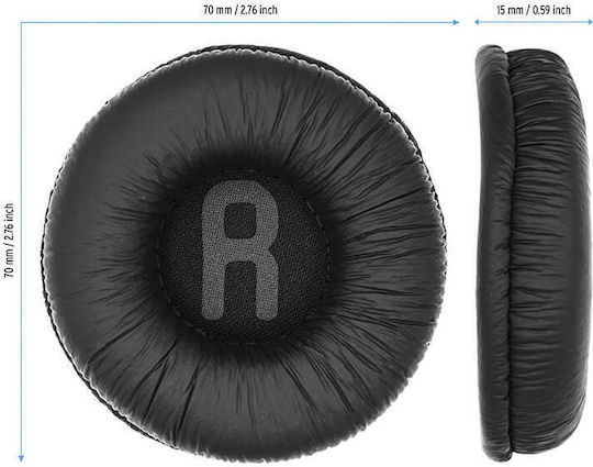 Edman FCSONYCH520-BK Replacement Headphone Earpads for WH-CH520 WH-CH510 WH-CH500