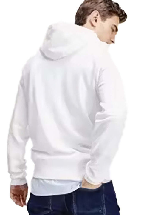 Tommy Hilfiger Men's Sweatshirt with Hood White mw0mw13720-ybr