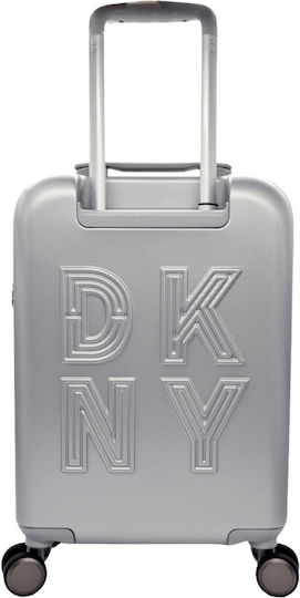 DKNY Großer Reisekoffer Silver mit 4 Räder