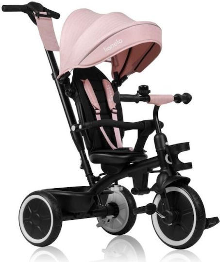 Lionelo Berry Convertible with Parental Handle for 9 Months Pink Rose