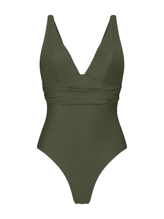 Badeanzug Dark Green