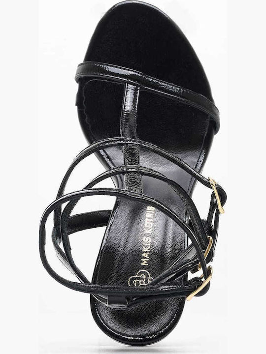 Leather Sandals Black