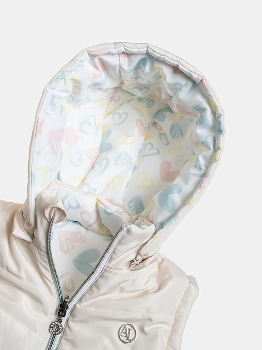 Kids' Casual Jacket Double Sided with Hood Orange