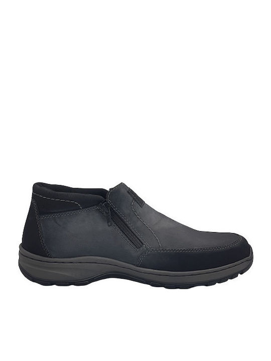 Men's Synthetic Leather Casual Shoes Black