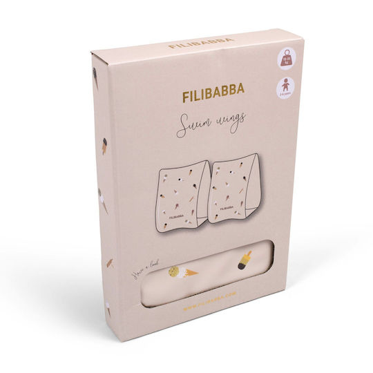 Filibabba Μπρατσάκια Κολύμβησης 3-6 ετών Μπεζ