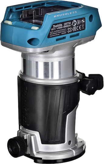 Makita DRT50ZX4 Κουρευτικό Περιθωρίων 18V Χωρίς Καρβουνάκια (Brushless) Solo με Ρύθμιση Ταχύτητας