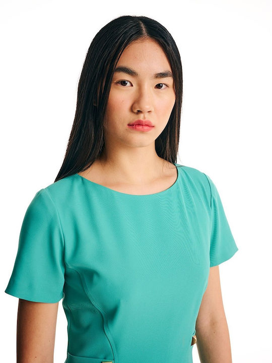 Forel Shirt Dress Dress Short Sleeve Green