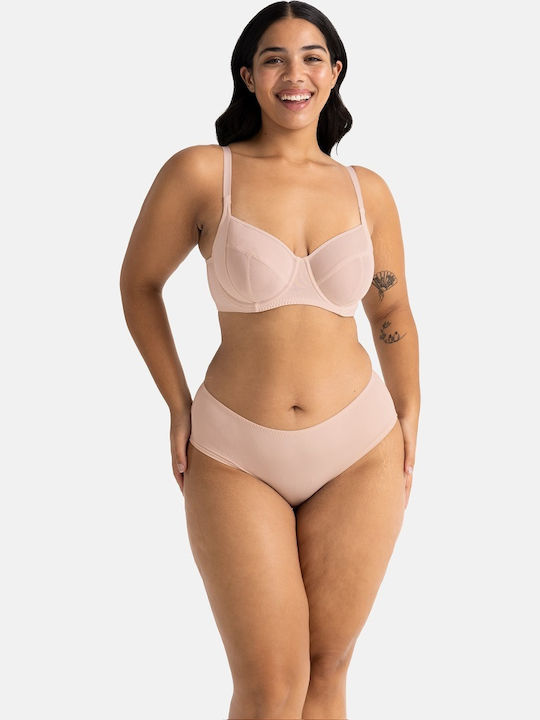 Γυναικεία Slip 2Pack με Δαντέλα Grey/beige