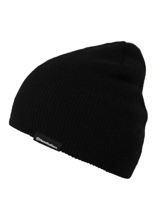 Horsefeathers Beanie Beanie Knitted in Black color