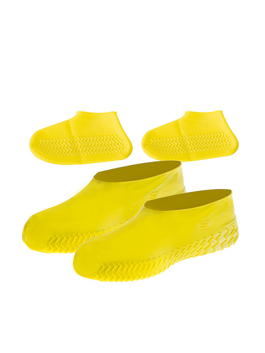 ikonka Schuhüberzüge Gelb