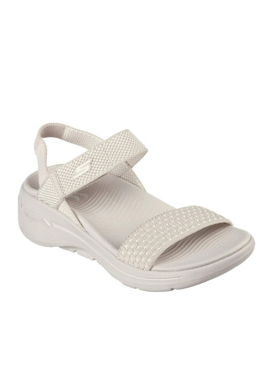 Skechers Arch Fit Πλατφόρμες Μπεζ