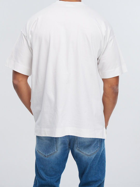 Men's Short Sleeve Blouse White