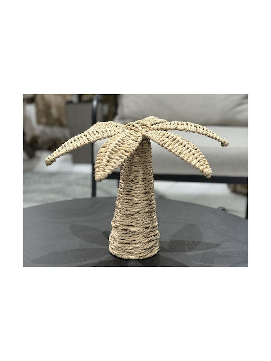 Plantă Artificială în Ghiveci Mic Palmier Brown 30cm