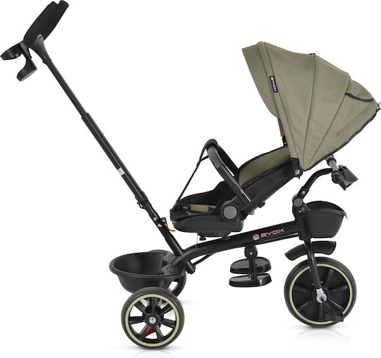 Byox Summer Convertible with Parental Handle for 12 Months Green