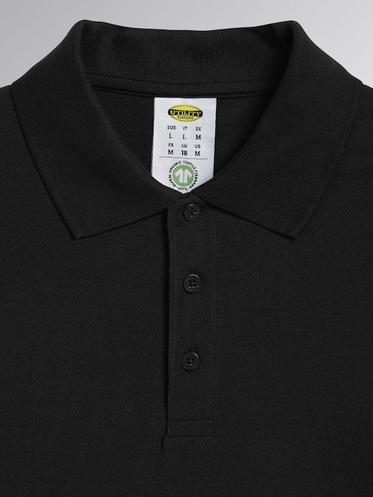 Polo Long Sleeve Blouse Black