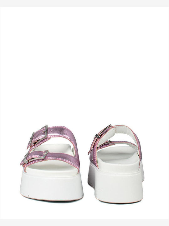 Windsor Smith Damen Flache Sandalen Flatforms in Rosa Farbe