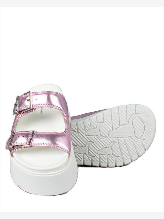 Twilight Women's Flat Sandals Flatforms Pink
