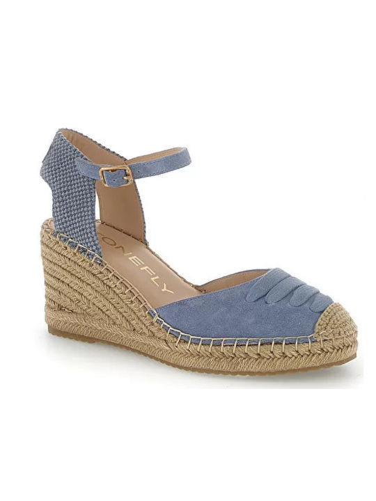 Stonefly Women's Ankle Strap Platforms Blue