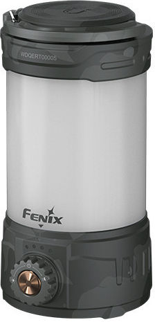 Fenix Pro Led Rechargeable Lantern for Camping with Flashlight & Powerbank 650lm Gray Grey Camo