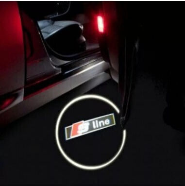 Audi Προτζέκτορες Πόρτας Αυτοκινήτου με Λογότυπο Audi