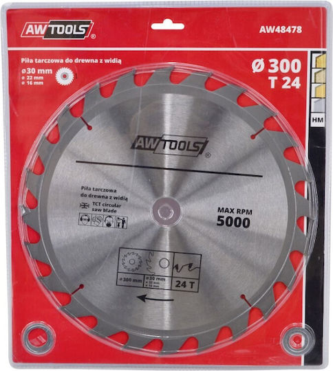 AW Tools Диск за рязане с 30 Зъба 250мм