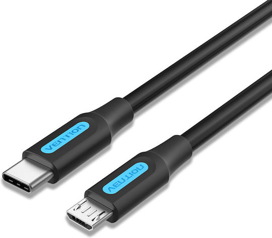 Vention USB 2.0 Кабел USB-C Мъжки - Микро USB-A Черен 1.5м COVBG