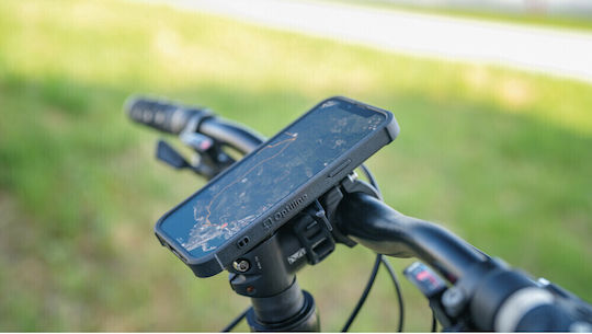 Lampa Titan Strap Motorcycle Cellphone Mount with Clip for Steering Wheel