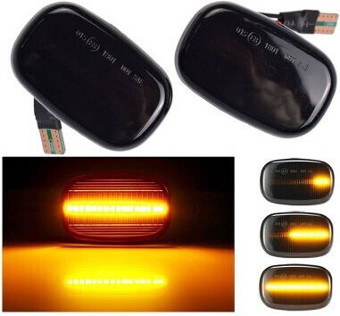 Satz von 2 aufeinanderfolgenden dynamischen Anzeige Led Fime Goggles Lexus Gs Rx