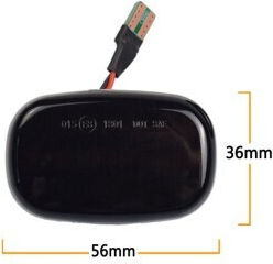 Satz von 2 aufeinanderfolgenden dynamischen Anzeige Led Fime Goggles Lexus Gs Rx