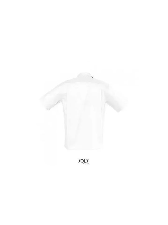 Sol's Bristrol Short Sleeve Work Shirt White