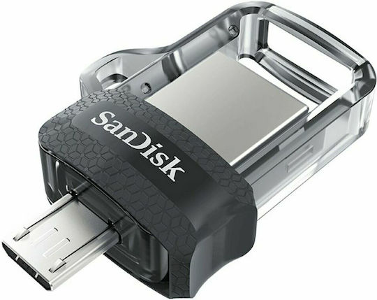 Sandisk Ultra Dual 32GB USB 3.0 Stick Silver