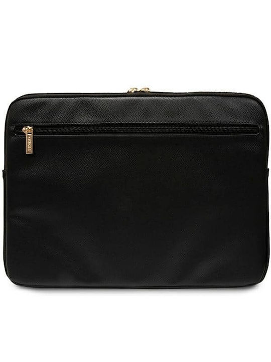Guess Triangle 4G Tasche Fall für Laptop 14" in Schwarz Farbe