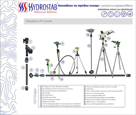 Hydrostab Bewässerungsdüse 1Stück HS0550278