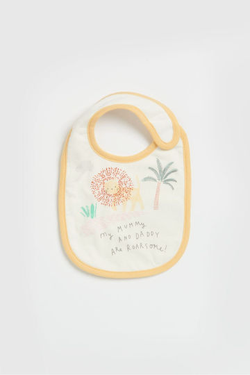 Mothercare Animal Kingdom Σαλιάρα Υφασμάτινη Πολύχρωμη 3τμχ
