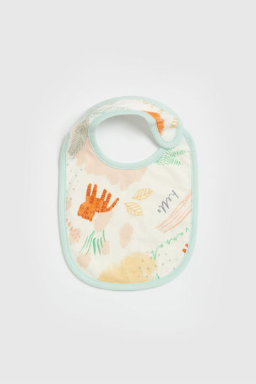 Mothercare Animal Kingdom Σαλιάρα Υφασμάτινη Πολύχρωμη 3τμχ
